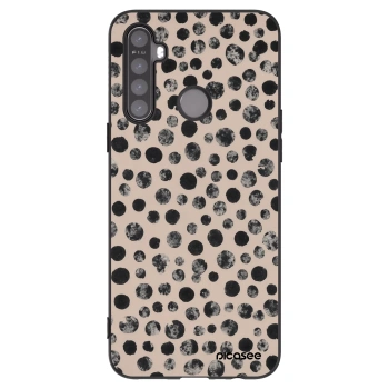 Picasee silikonový černý obal pro Realme 6i - Dots