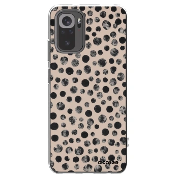 Picasee silikonový průhledný obal pro Xiaomi Redmi Note 10 - Dots