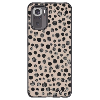 Picasee silikonový černý obal pro Xiaomi Redmi Note 10S - Dots