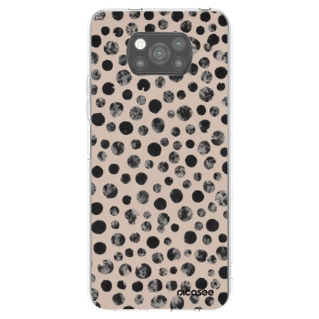 Picasee silikonový černý obal pro Xiaomi Poco X3 Pro - Dots