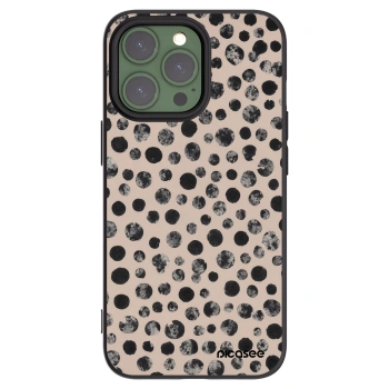 Picasee silikonový černý obal pro Apple iPhone 13 Pro - Dots