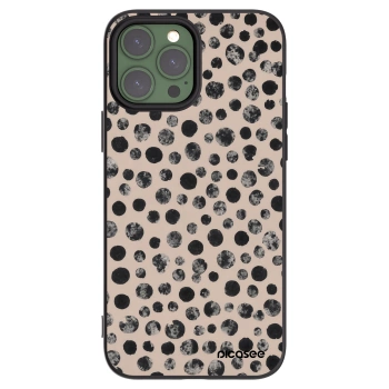 Picasee silikonový černý obal pro Apple iPhone 13 Pro Max - Dots
