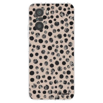 Picasee silikonový průhledný obal pro Xiaomi Poco F3 - Dots