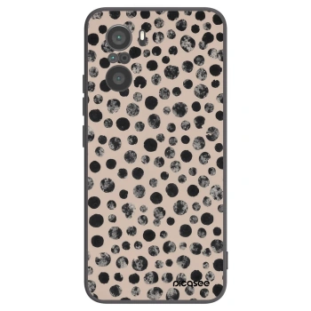 Picasee silikonový černý obal pro Xiaomi Poco F3 - Dots