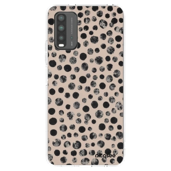 Picasee silikonový černý obal pro Xiaomi Redmi 9T - Dots