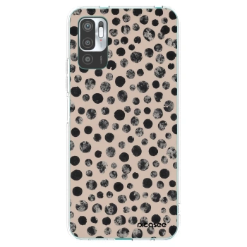 Picasee silikonový průhledný obal pro Xiaomi Redmi Note 10 5G - Dots
