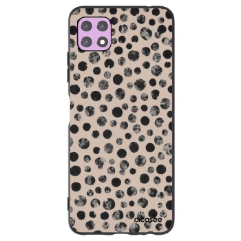 Picasee silikonový černý obal pro Samsung Galaxy A22 A226B 5G - Dots
