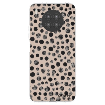 Picasee silikonový průhledný obal pro Huawei Nova 8i - Dots