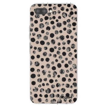Picasee silikonový průhledný obal pro Honor 10 - Dots