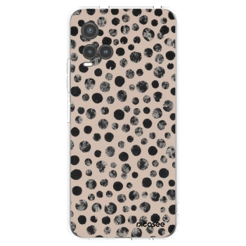 Picasee silikonový průhledný obal pro Vivo Y33s - Dots