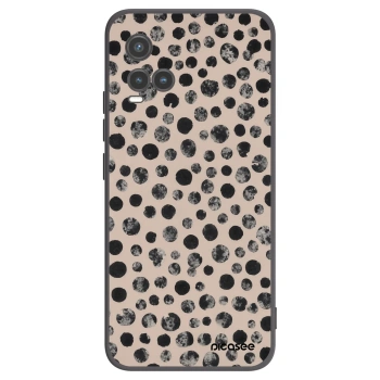 Picasee silikonový černý obal pro Vivo Y33s - Dots