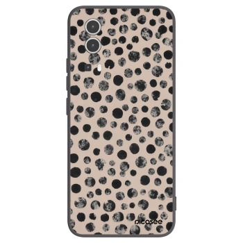 Picasee silikonový černý obal pro Vivo Y72 5G - Dots