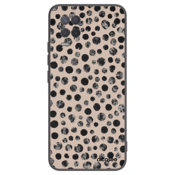 Picasee silikonový černý obal pro Realme 8 5G - Dots