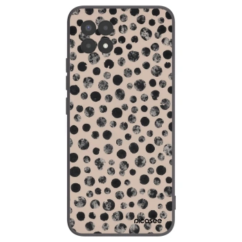 Picasee silikonový černý obal pro Realme 8i - Dots