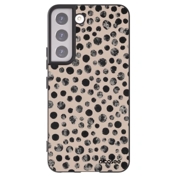 Picasee silikonový černý obal pro Samsung Galaxy S22 5G - Dots