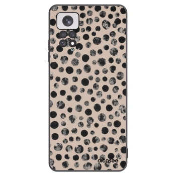 Picasee silikonový černý obal pro Xiaomi Redmi Note 11 - Dots