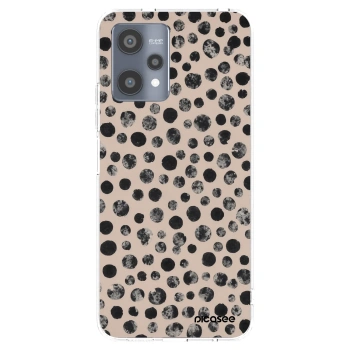 Picasee silikonový průhledný obal pro Realme 9 Pro 5G - Dots
