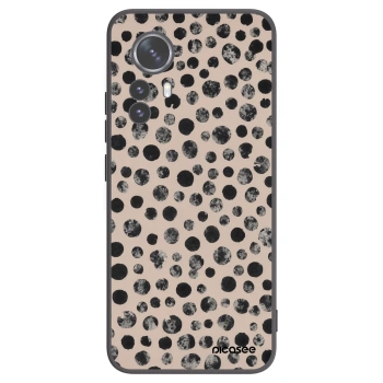 Picasee silikonový černý obal pro Xiaomi 12 Pro - Dots