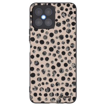 Picasee silikonový černý obal pro Honor X8 4G - Dots