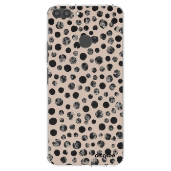 Picasee silikonový průhledný obal pro Huawei P Smart - Dots