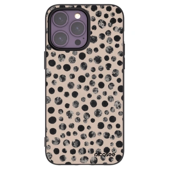 Picasee silikonový černý obal pro Apple iPhone 14 Pro Max - Dots