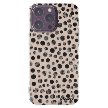 Picasee silikonový průhledný obal pro Apple iPhone 14 Pro Max - Dots