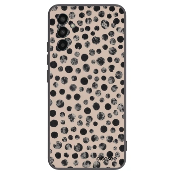 Picasee silikonový černý obal pro Samsung Galaxy M13 M135F - Dots