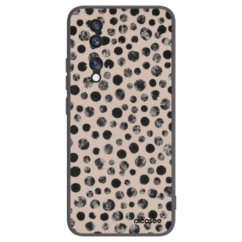 Picasee silikonový černý obal pro Honor 70 - Dots