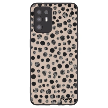 Picasee silikonový černý obal pro OPPO A94 5G - Dots