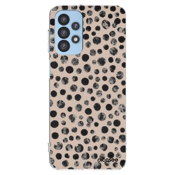 Picasee silikonový průhledný obal pro Samsung Galaxy A23 A235F 4G - Dots