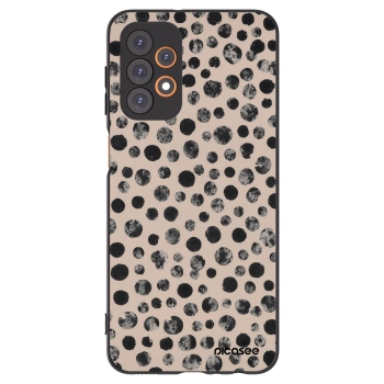 Picasee silikonový černý obal pro Samsung Galaxy A23 A236B 5G - Dots