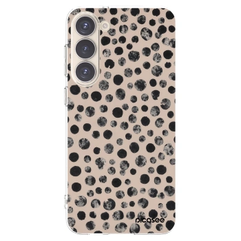 Picasee silikonový průhledný obal pro Samsung Galaxy S23+ 5G - Dots