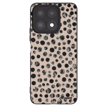 Picasee silikonový černý obal pro Honor X8a - Dots