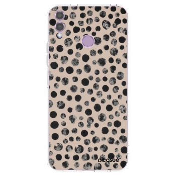Picasee silikonový průhledný obal pro Honor 8X - Dots