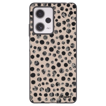 Picasee silikonový černý obal pro Xiaomi Redmi Note 12 Pro+ 5G - Dots