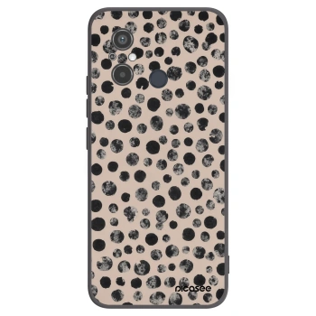 Picasee silikonový černý obal pro Xiaomi Redmi 12C - Dots