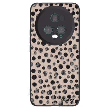 Picasee silikonový černý obal pro Honor Magic5 Pro - Dots