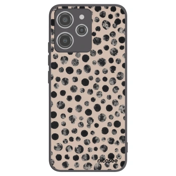 Picasee silikonový černý obal pro Xiaomi Redmi 12 4G - Dots