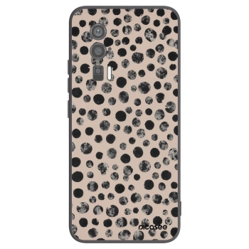 Picasee silikonový černý obal pro Xiaomi Poco F5 Pro 5G - Dots