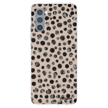 Picasee silikonový průhledný obal pro Motorola Moto G62 - Dots