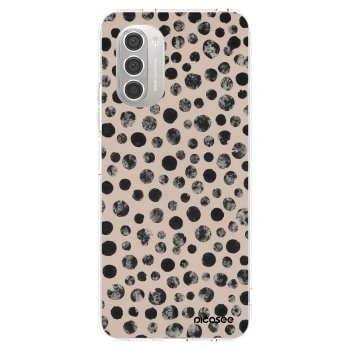 Picasee silikonový průhledný obal pro Motorola Moto G51 - Dots
