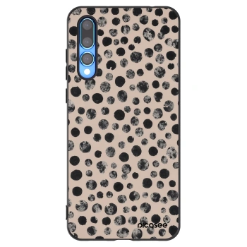 Picasee silikonový černý obal pro Huawei P20 Pro - Dots