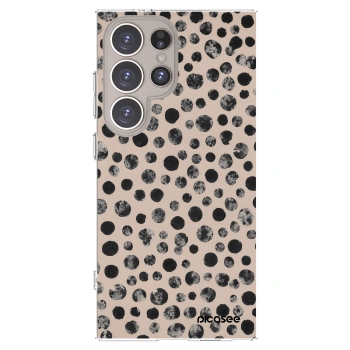 Picasee silikonový průhledný obal pro Samsung Galaxy S24 Ultra S928B 5G - Dots