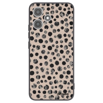 Picasee silikonový černý obal pro Xiaomi Redmi 12 5G - Dots