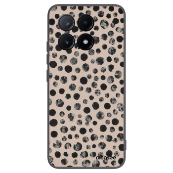 Picasee silikonový černý obal pro Xiaomi Poco X6 Pro - Dots