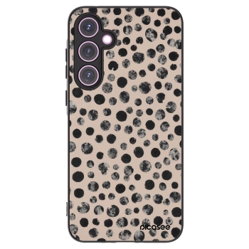 Picasee silikonový černý obal pro Samsung Galaxy A35 5G A356B - Dots