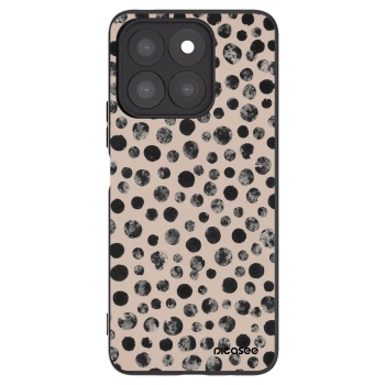 Picasee silikonový černý obal pro Honor X8b - Dots