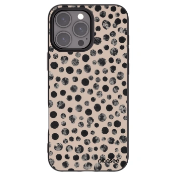 Picasee silikonový černý obal pro Apple iPhone 16 Pro Max - Dots