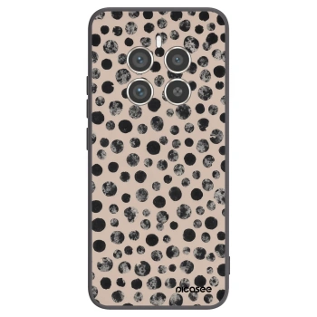 Picasee silikonový černý obal pro Realme 12 Pro 5G - Dots
