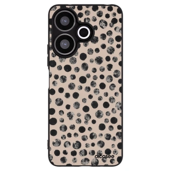 Picasee silikonový černý obal pro Xiaomi Redmi 13 4G - Dots